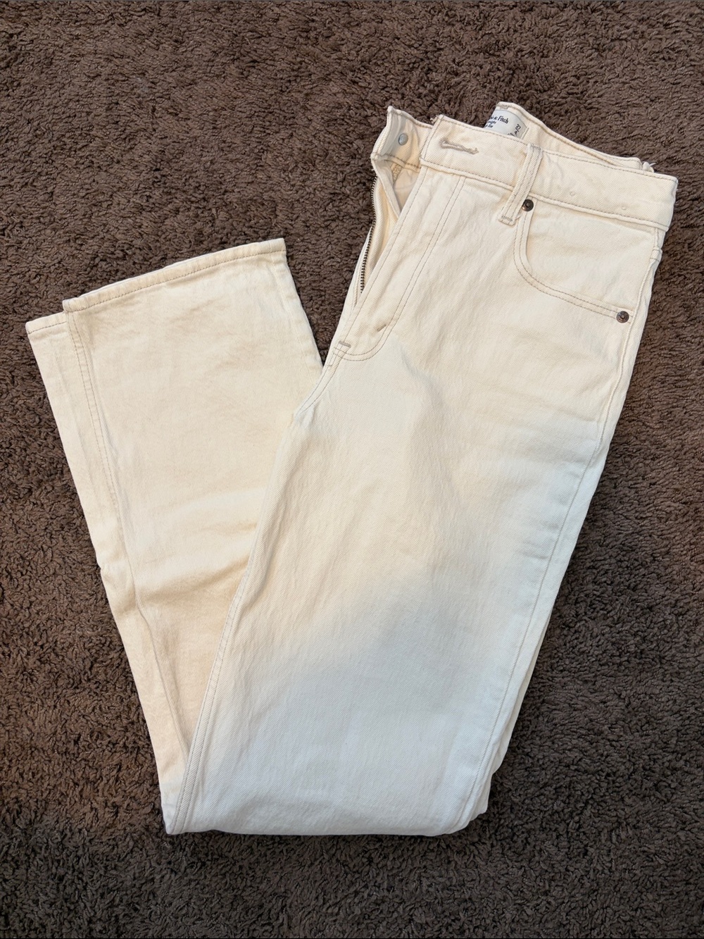 Cream Abercrombie Jeans